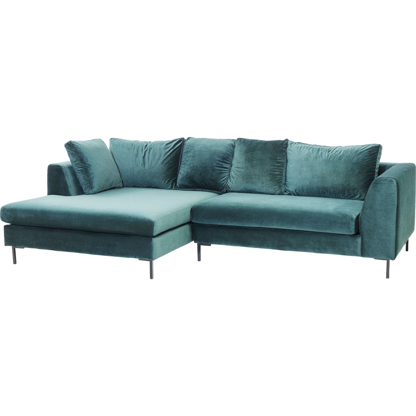 Gianni Corner Sofa Dark Green