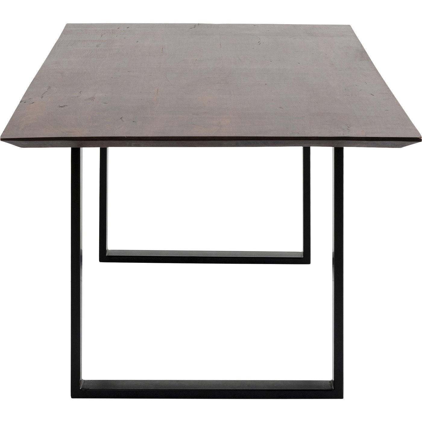 Dark Black Dining Table 