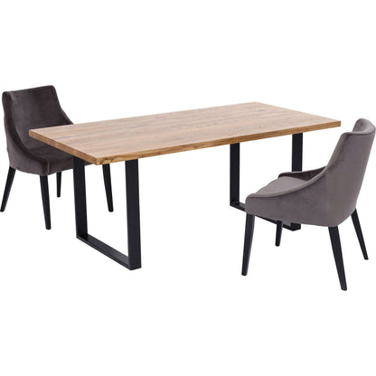 table jackie oak black 160x80 - JULIA VENCE STORE