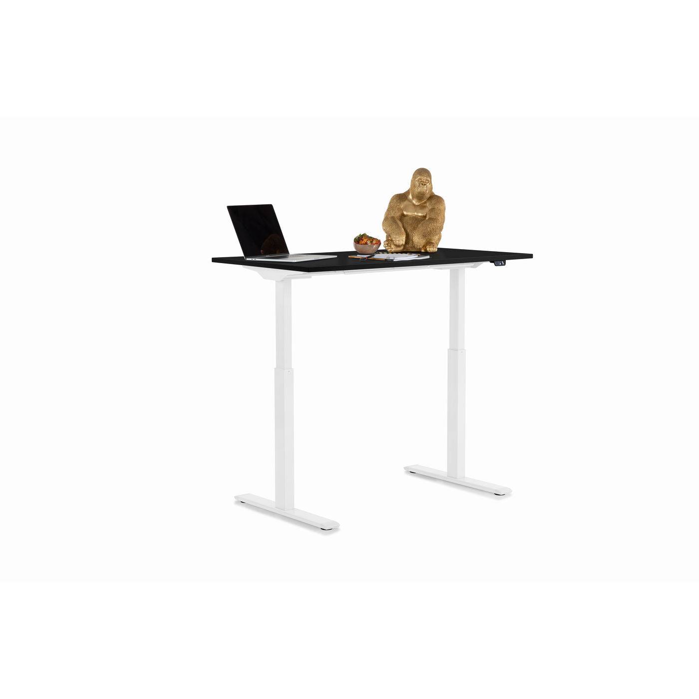 Desk Office Smart White Black 120x70 - JULIA VENCE STORE