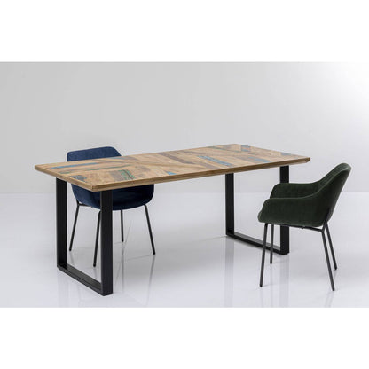 table abstract black 180x90 - JULIA VENCE STORE