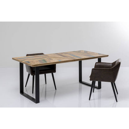 table abstract black 180x90 - JULIA VENCE STORE