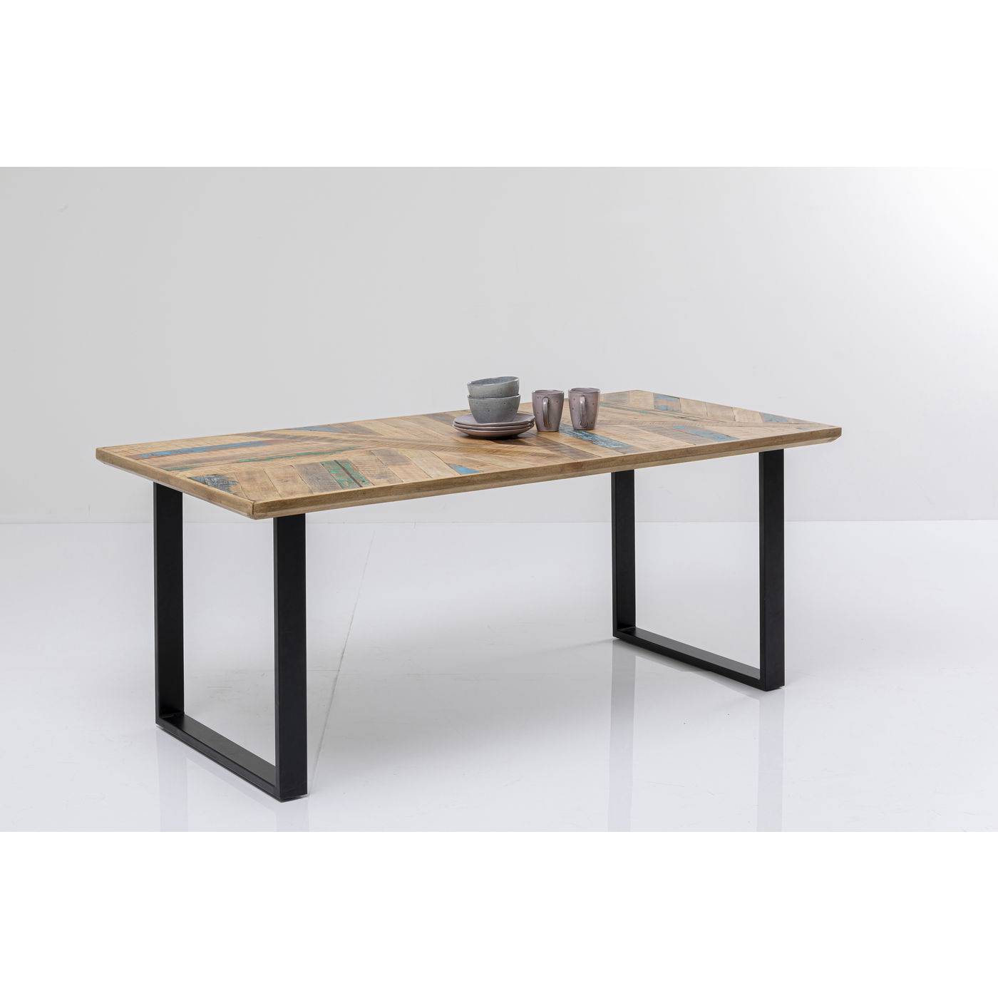 table abstract black 180x90 - JULIA VENCE STORE