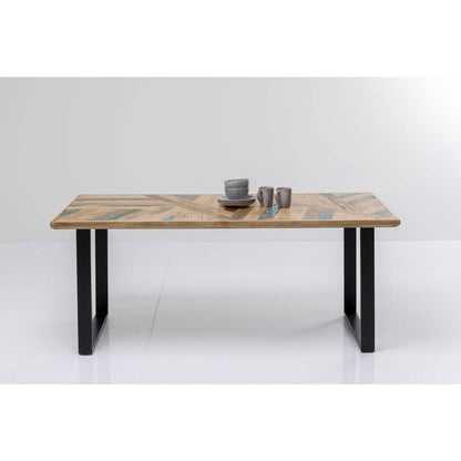 table abstract black 180x90 - JULIA VENCE STORE