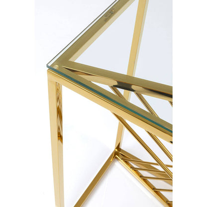 Gold Console Table