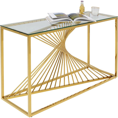 Gold Console Table