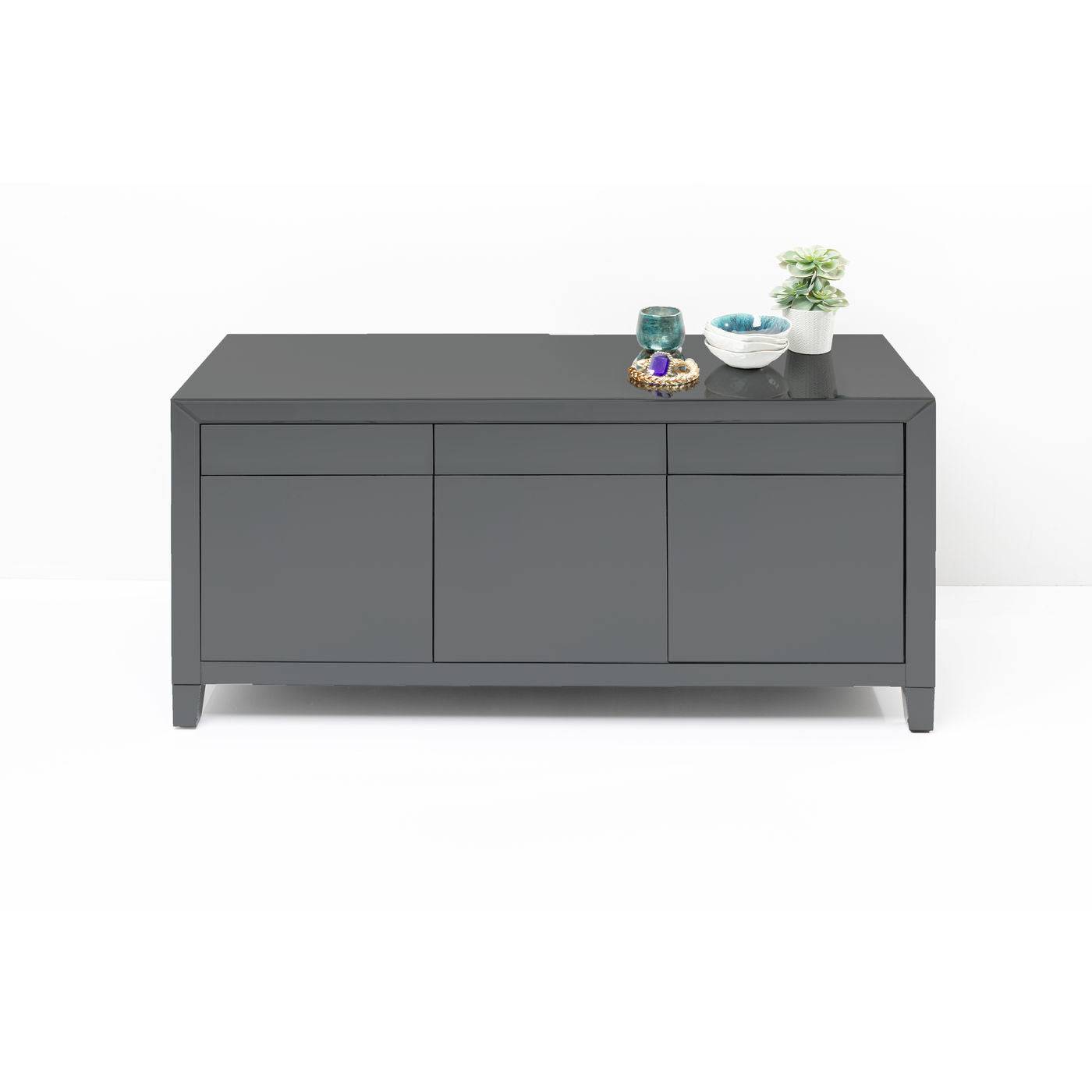 Sideboard Luxury Push Grey - JULIA VENCE STORE