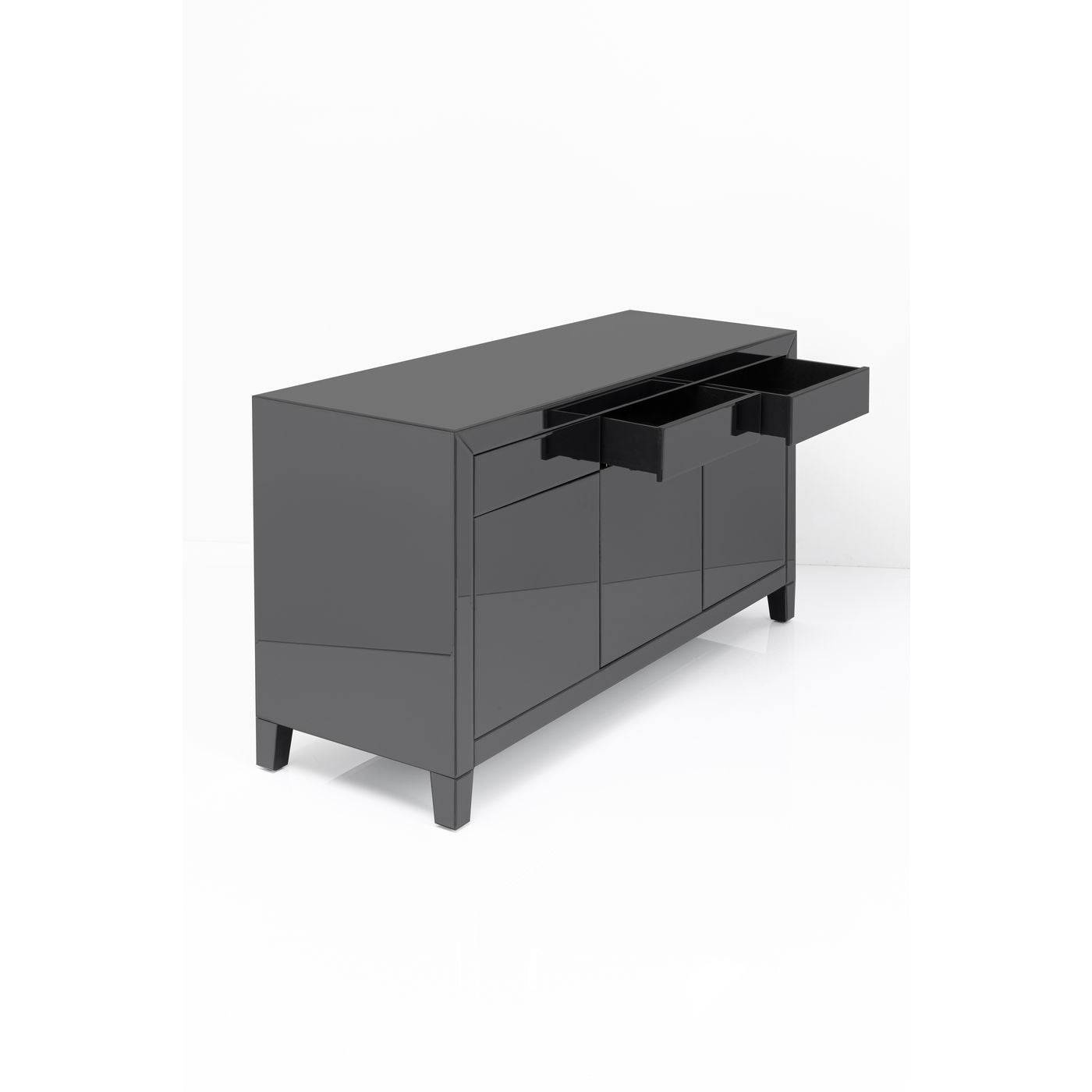 Sideboard Luxury Push Grey - JULIA VENCE STORE