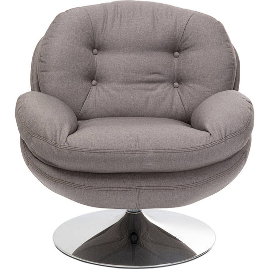 Swivel Armchair Cosy Grey - JULIA VENCE STORE