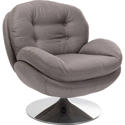 Swivel Armchair Cosy Grey - JULIA VENCE STORE