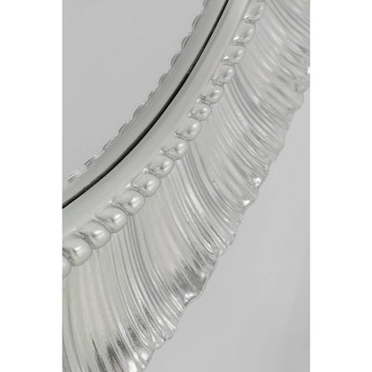 wall mirror sun ray silver o84cm