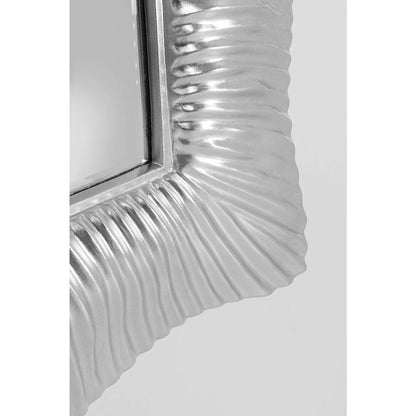 wall mirror wavy silver 94x124cm