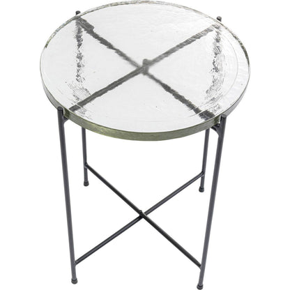 side table ice black o40cm - JULIA VENCE STORE