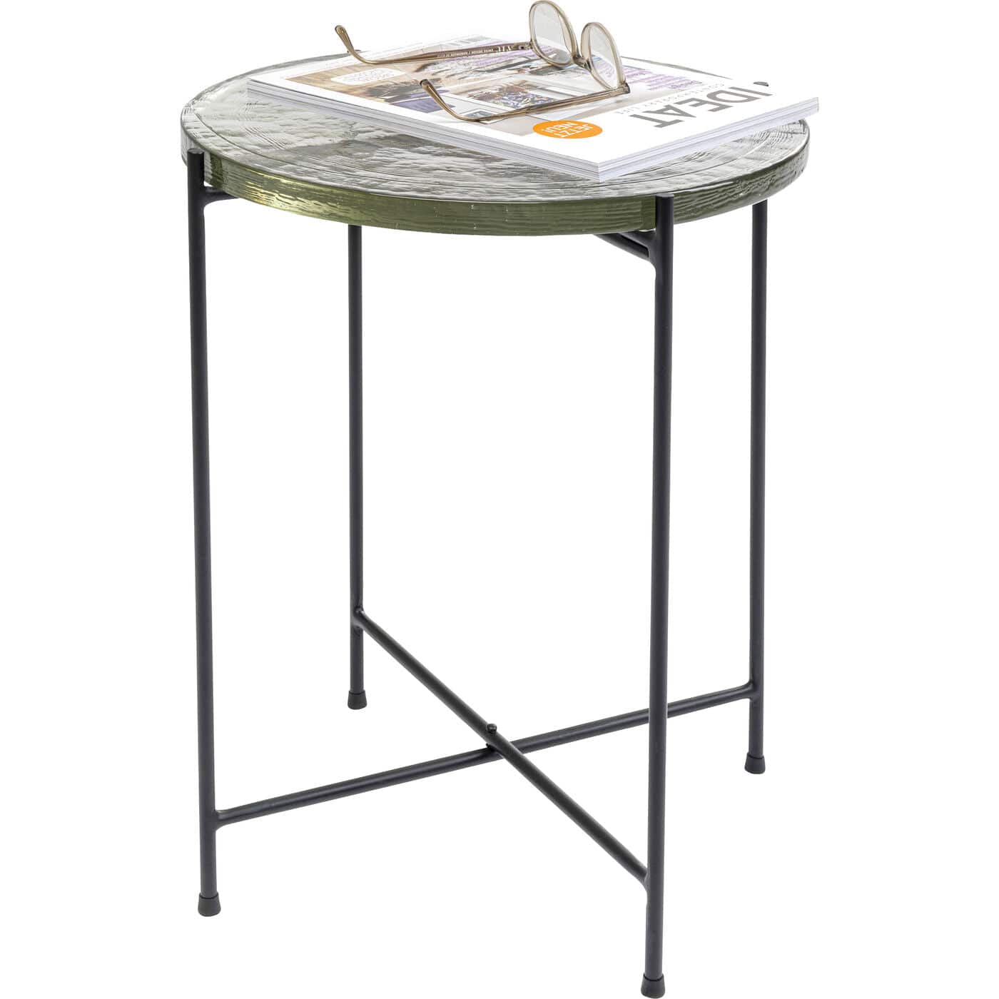 side table ice black o40cm - JULIA VENCE STORE