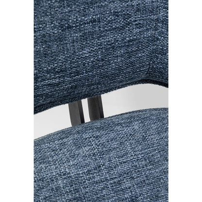 Swivel Armchair Toledo Dark Blue - JULIA VENCE STORE