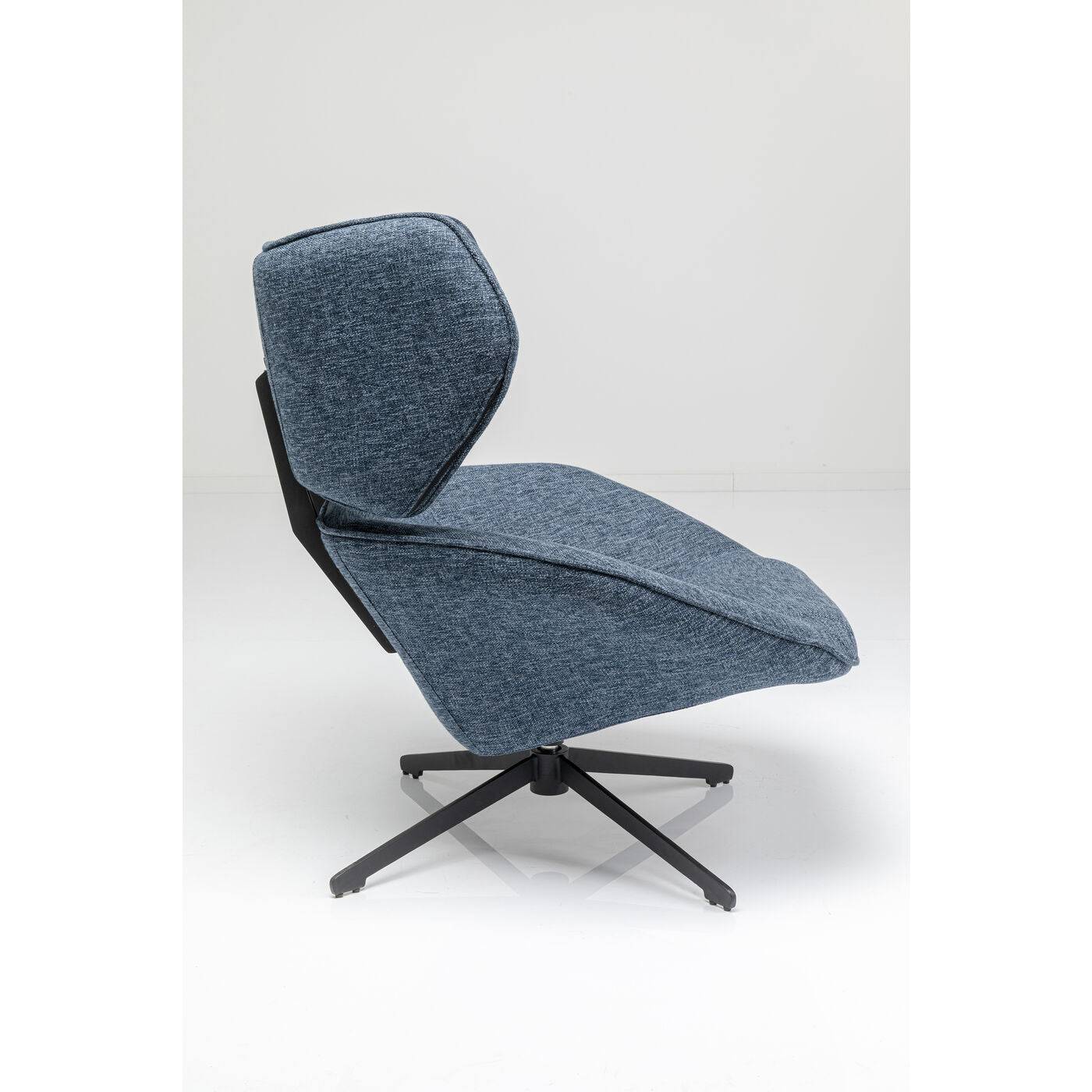 Swivel Armchair Toledo Dark Blue - JULIA VENCE STORE