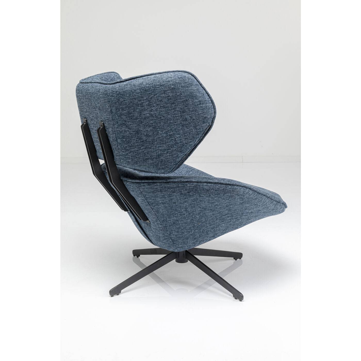 Swivel Armchair Toledo Dark Blue - JULIA VENCE STORE