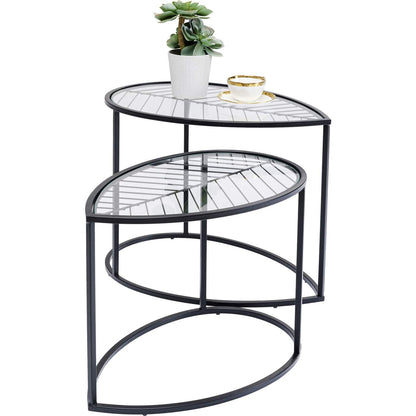 side table linnea 2 set - JULIA VENCE STORE