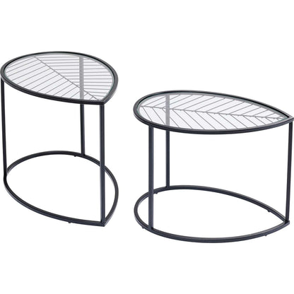 side table linnea 2 set - JULIA VENCE STORE