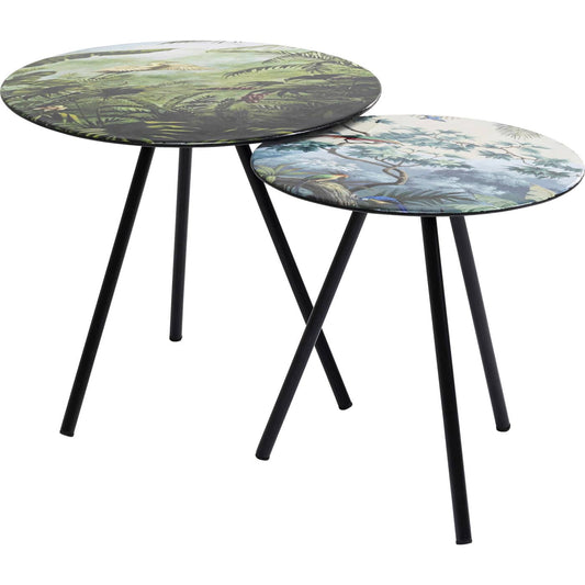 side table paradise 2 set - JULIA VENCE STORE