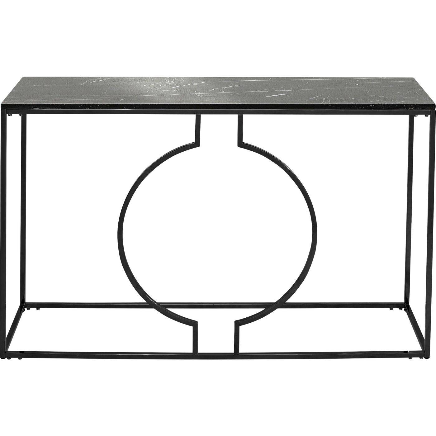 Black Marble Console Table