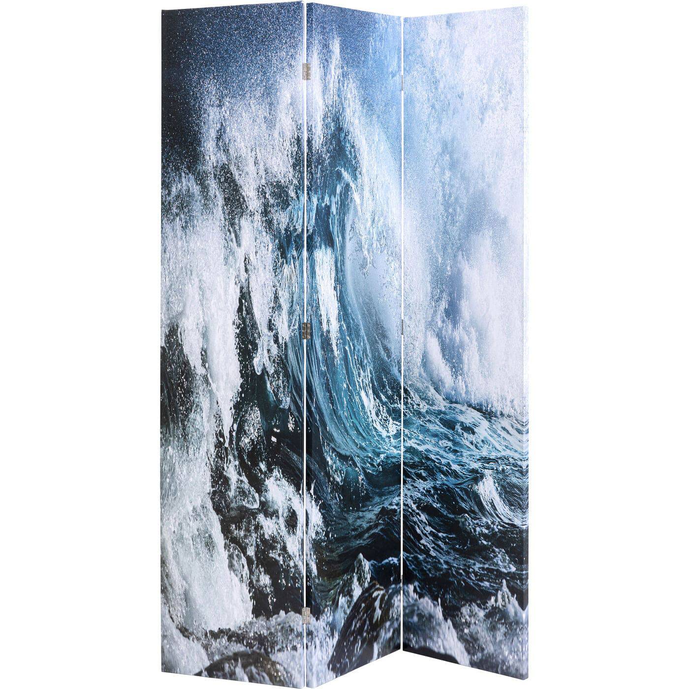 room divider triptychon wave vs palms 120x180cm