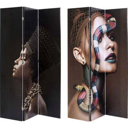 room divider royal headdress vs snake girl 120x180