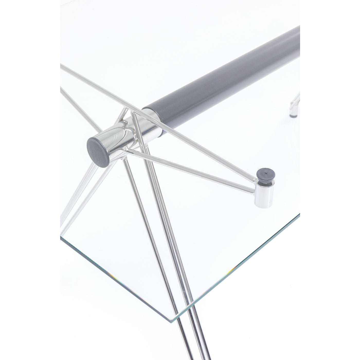 Table Officia Tempered Glass 160x80 cm - JULIA VENCE STORE