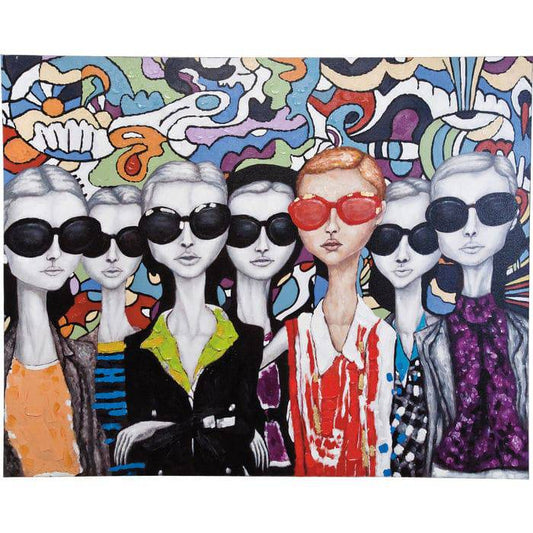 Acrylic Painting Sunglasses 120x150 - JULIA VENCE STORE