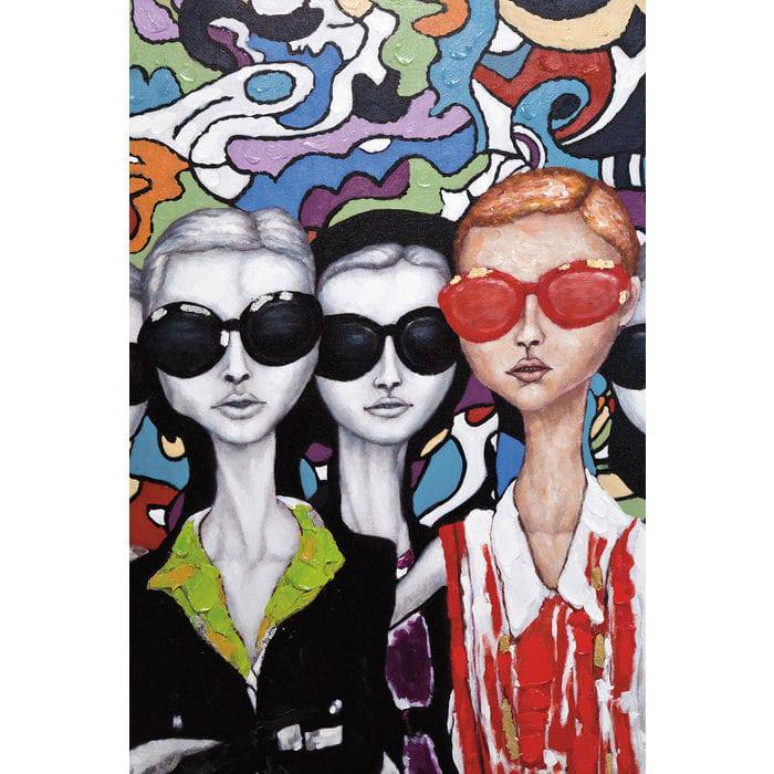 Acrylic Painting Sunglasses 120x150 - JULIA VENCE STORE