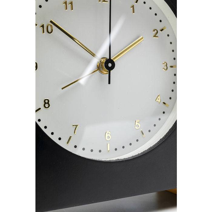 Alarm Clock Kian Black 12x13cm