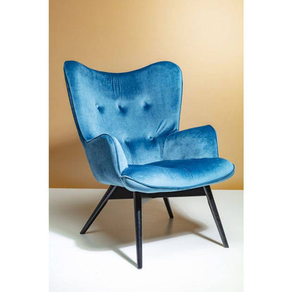 Bluegreen Velvet Armchair