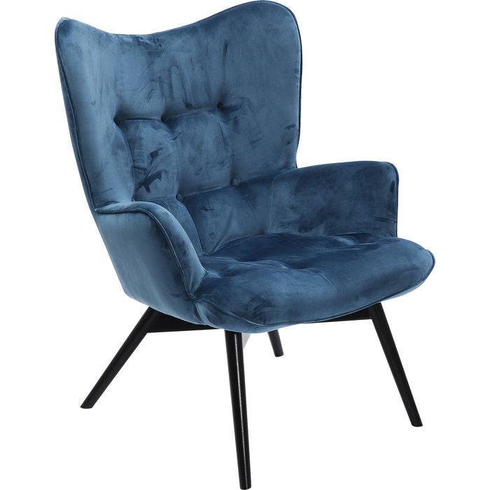 Bluegreen Velvet Armchair