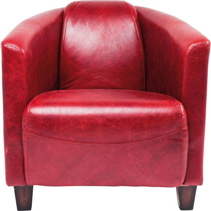 Red Leather Armchair