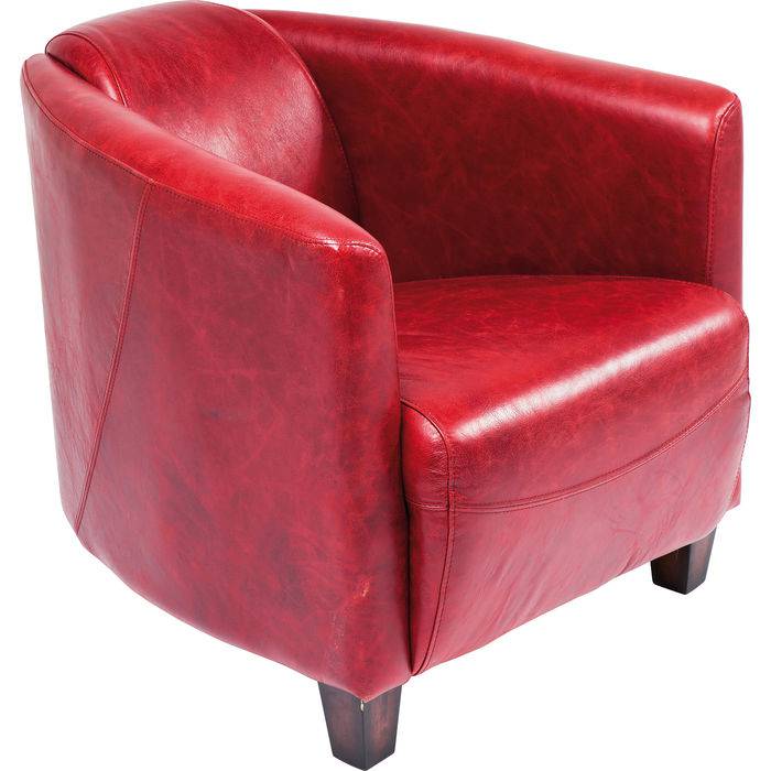 Red Leather Armchair