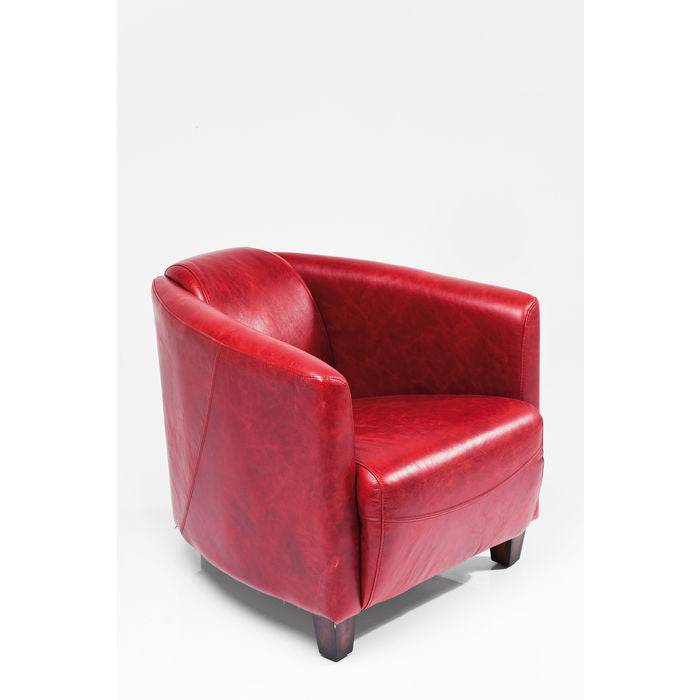 Red Leather Armchair