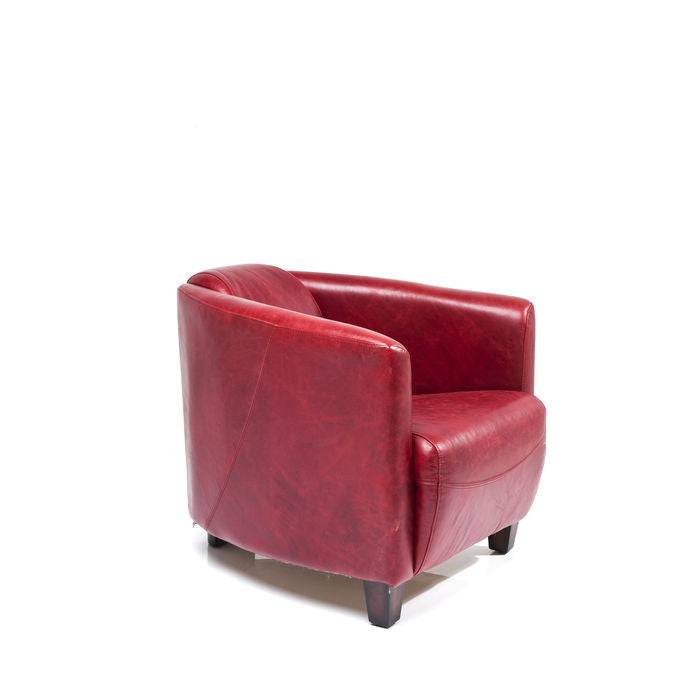 Red Leather Armchair