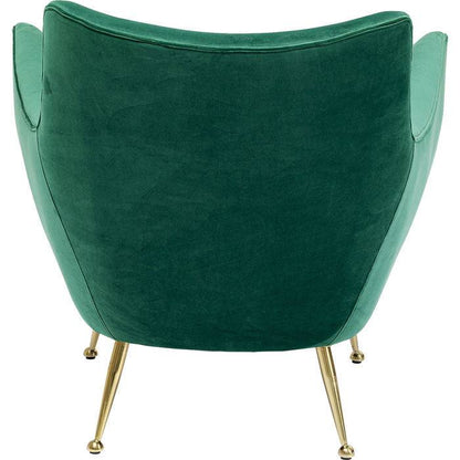 Green Velvet Armchair