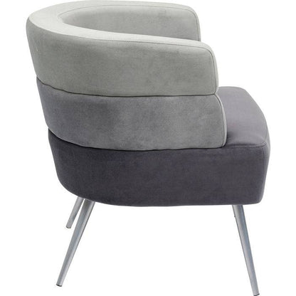 Armchair Sandwich Grey - JULIA VENCE STORE