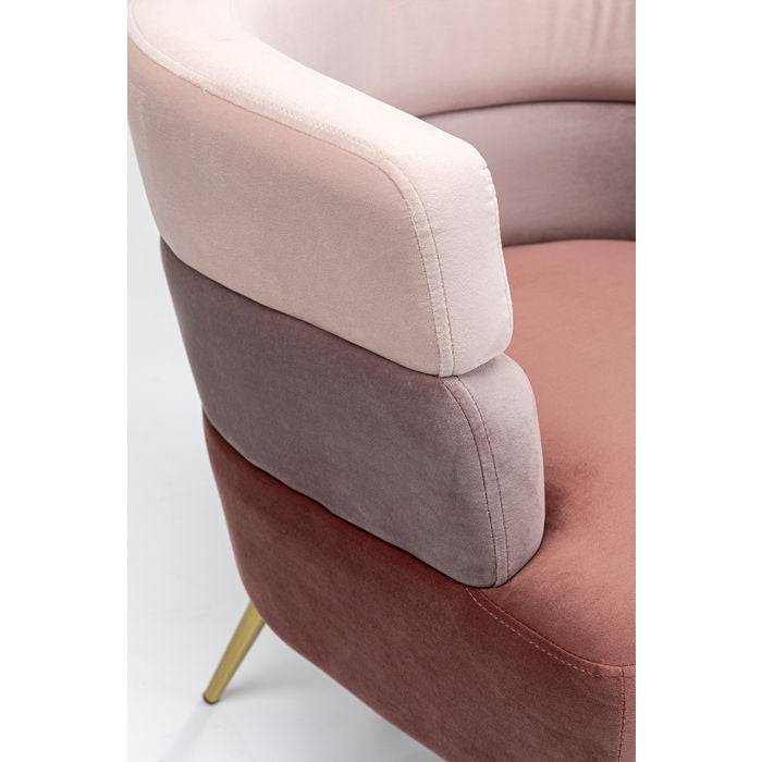 Armchair Sandwich Mauve - JULIA VENCE STORE