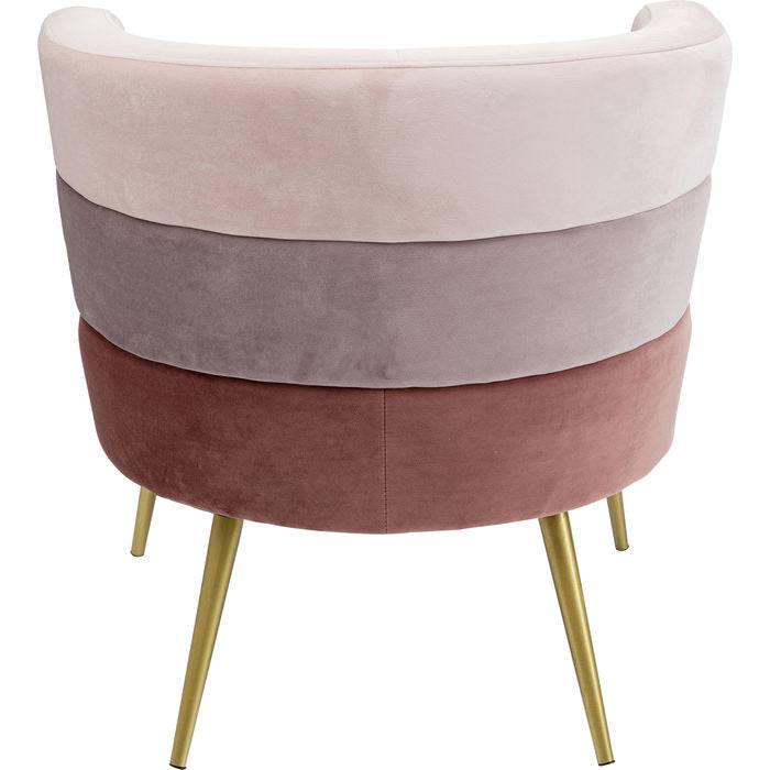 Armchair Sandwich Mauve - JULIA VENCE STORE