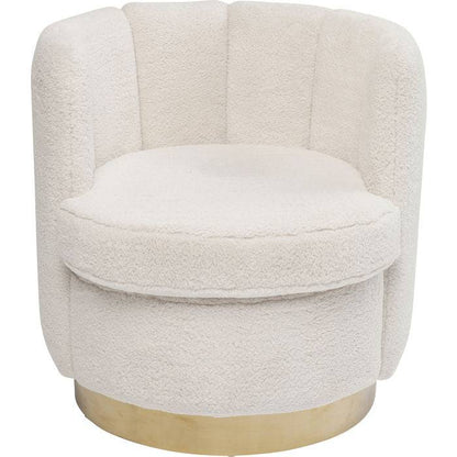 Armchair Silhouette Fur White - JULIA VENCE STORE