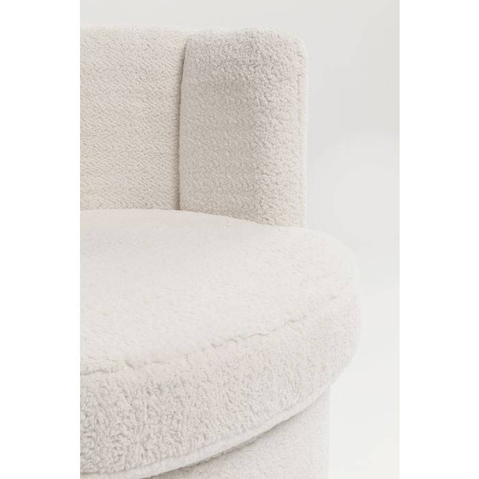 Armchair Silhouette Fur White - JULIA VENCE STORE