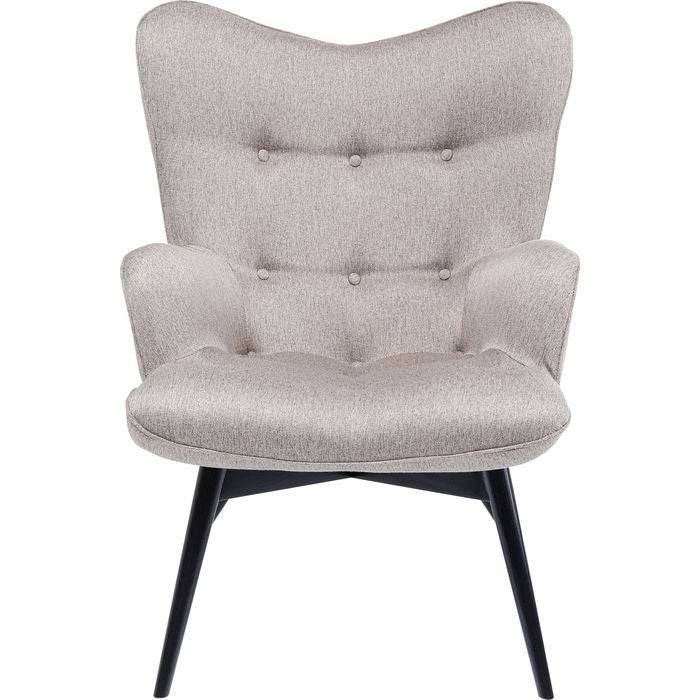 Taupe Upholstered Armchair