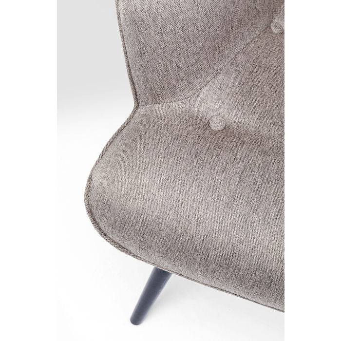 Taupe Upholstered Armchair