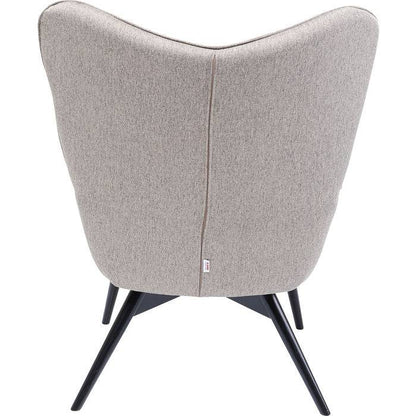 Taupe Upholstered Armchair