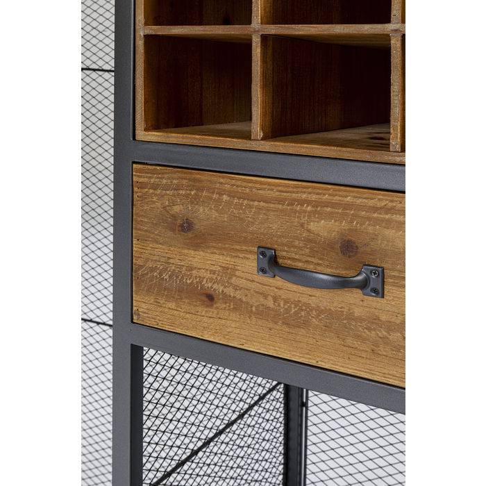 Industrial-Style Bar Cabinet