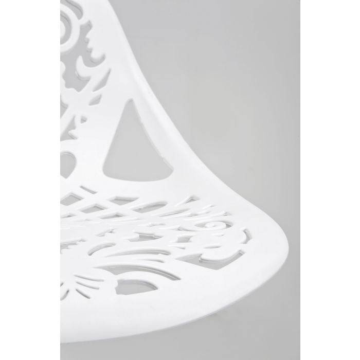 White Bar Stool Decor