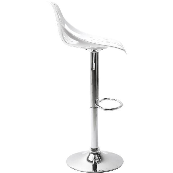 White Bar Stool Decor