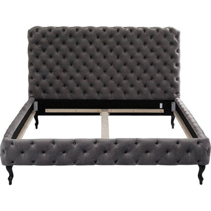 Velvet Upholstered Bed